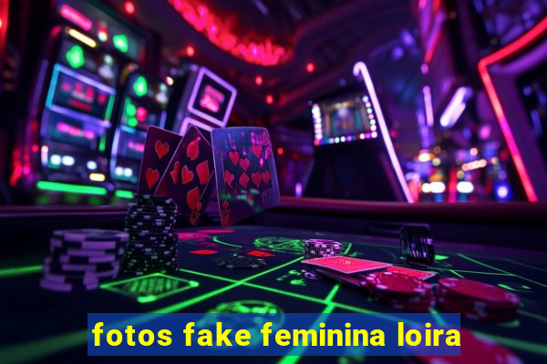 fotos fake feminina loira